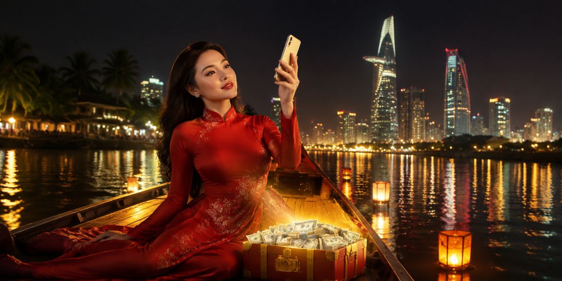 Người dùng vùng Mekong sử dụng điện thoại để nạp tiền và chơi casino trên xsdthap