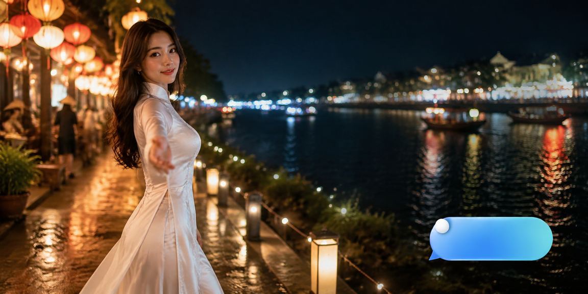 Người dùng vùng Mekong chơi slot game tại chợ đêm với không khí náo nhiệt