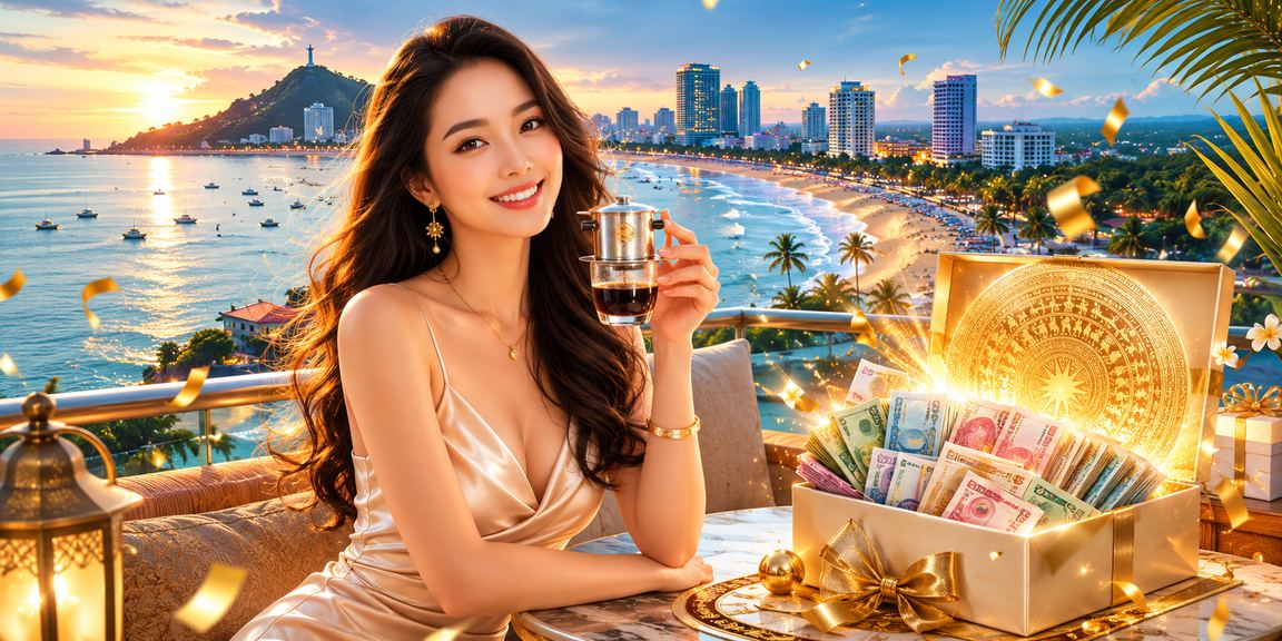 Người dùng tại Vũng Tàu thưởng thức cà phê và tham gia cá cược casino trực tuyến